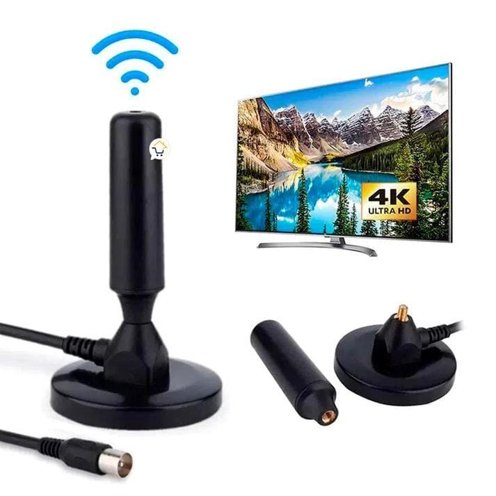 ANTENA DIGITAL TDT HDTV 4K +1200 CANALES - (Funciona en todos los TV) ✅😍